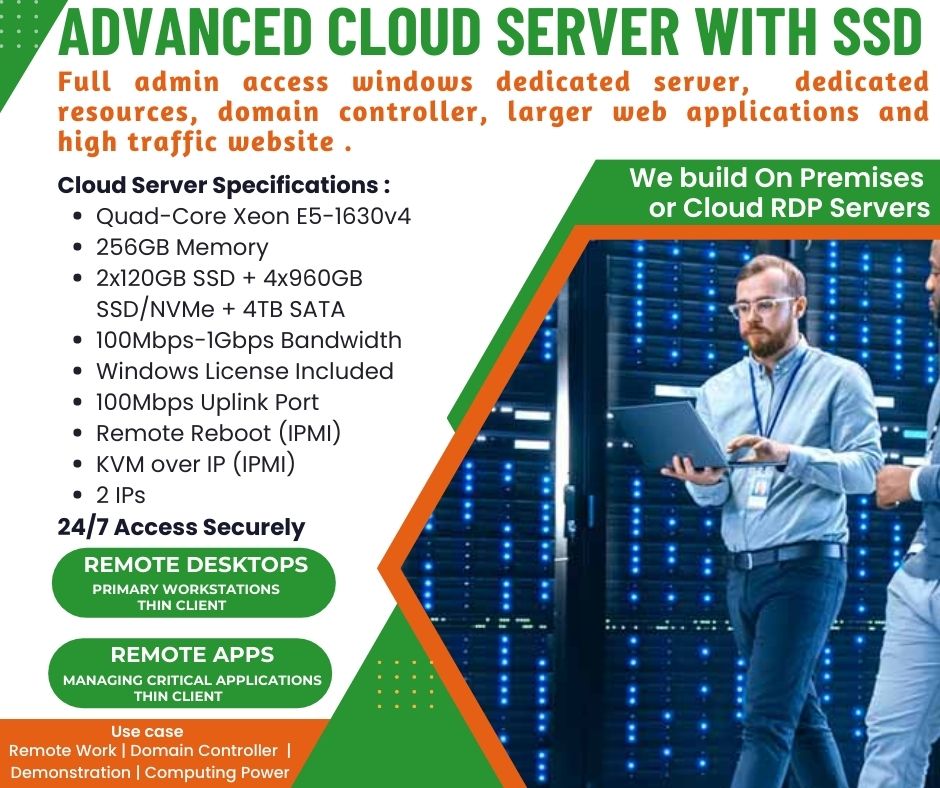 Advance Cloud Server with SSD