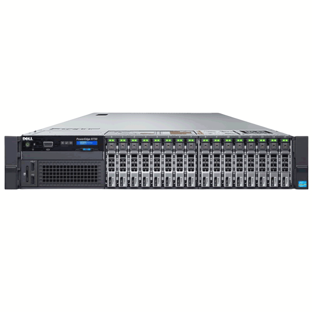 DELL PowerEdge R730xd Rack Server 2U 26 SFF | Dual Intel Xeon E5-2600 V4 Series | 32GB RAM | 2 x 600GB SAS HDD Dual Power supply (Refurbished)