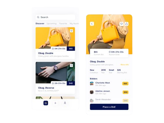 Online Auction Multipurpose Mobile App