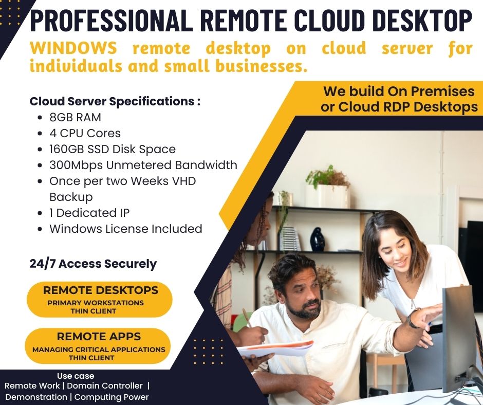 Professional Remote Cloud Desktop