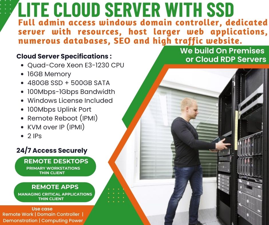 Lite Cloud Server with SSD