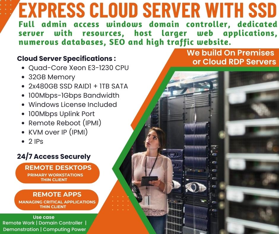 Express Dedicated Cloud Server with SSD