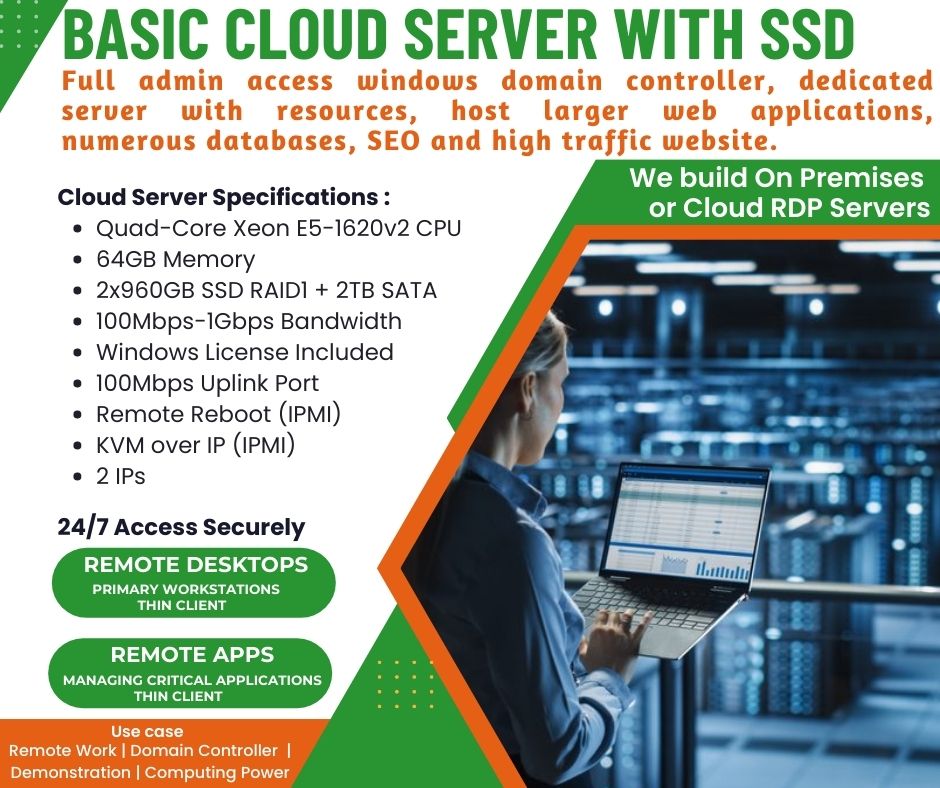 Basic Cloud Server with SSD