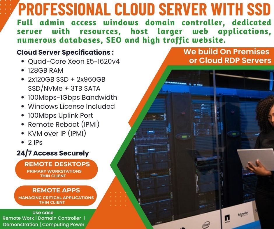Professional Cloud Server with SSD