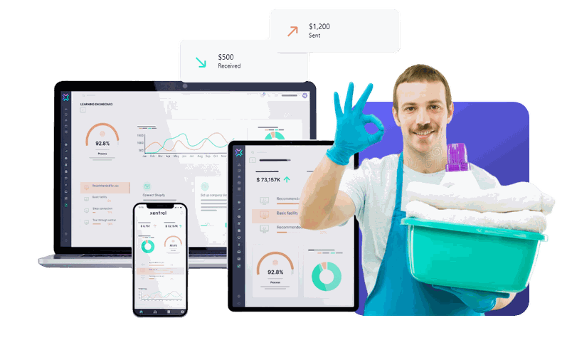 Laundry Management ERP Website and Mobile App