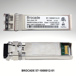 BROCADE 57-1000012-01 – Brocade 8Gb SFP+ transceiver Fiber Channel 850nm module (Refurbished)