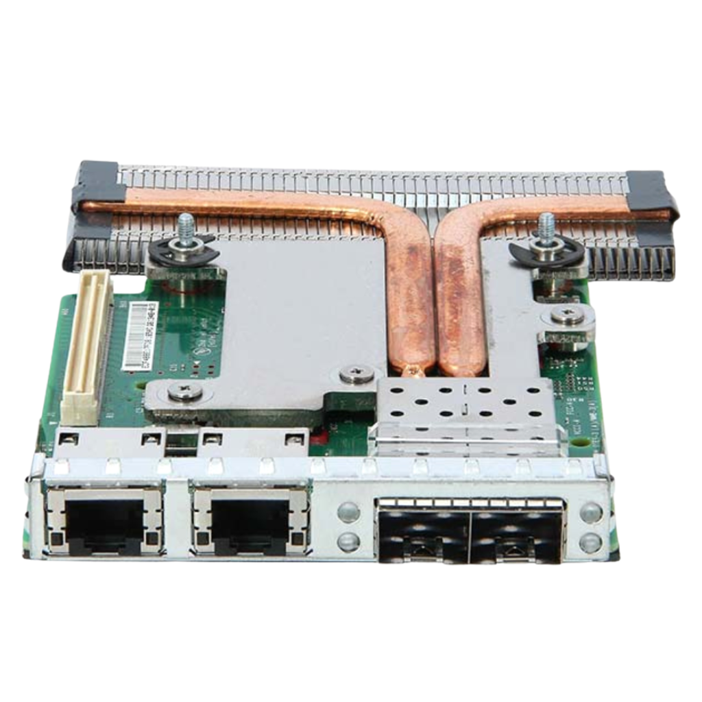 Dell C63DV Intel X5202-2X 10GBE DA / SFP+ / i350 DP 2 X 1GBE RJ-45 Quad Port Ethernet Network Daughter Card(Refurbished)