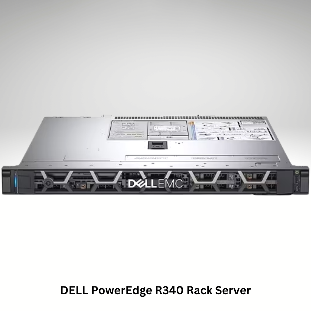 DELL PowerEdge R340 Rack Server 1U | Intel® Xeon® E3-1200 V6 Series | 32GB RAM DDR4 | 5 x 600GB 15K SAS HDD | Dual Power supply (Refurbished)