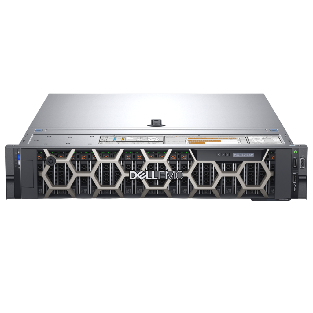 DELL PowerEdge R740 Rack Server 2U | 2nd Generation Intel® Xeon® Scalable processors | 64GB RAM | 3 x 900GB SAS HDD Dual Power supply (Refurbished)