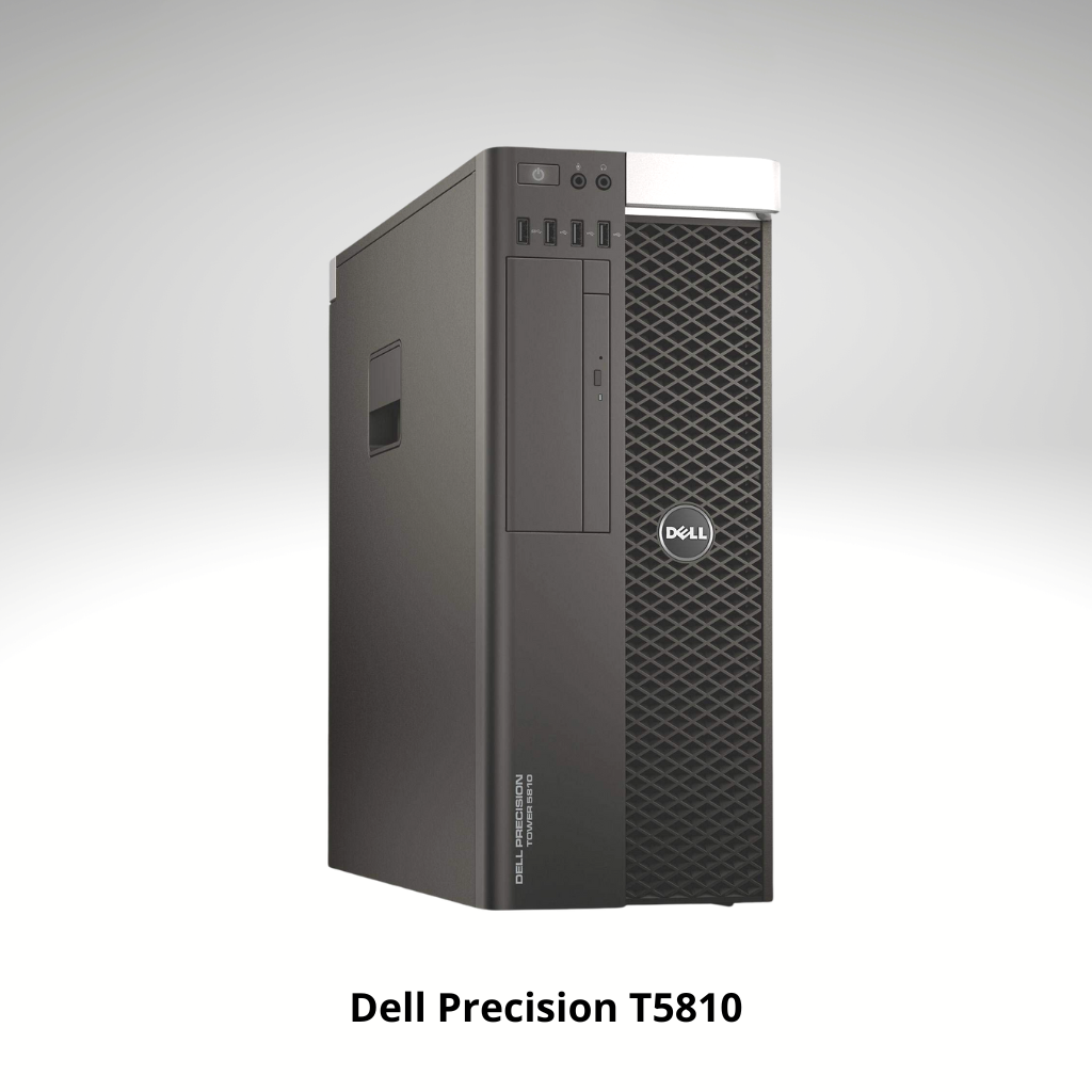 Dell Precision T5810 Single Intel® Xeon® E5-Series | 64GB RAM | HDD 1TB 7200 RPM | Graphic Quadro 4GB Win 10 Pro (Refurbished)