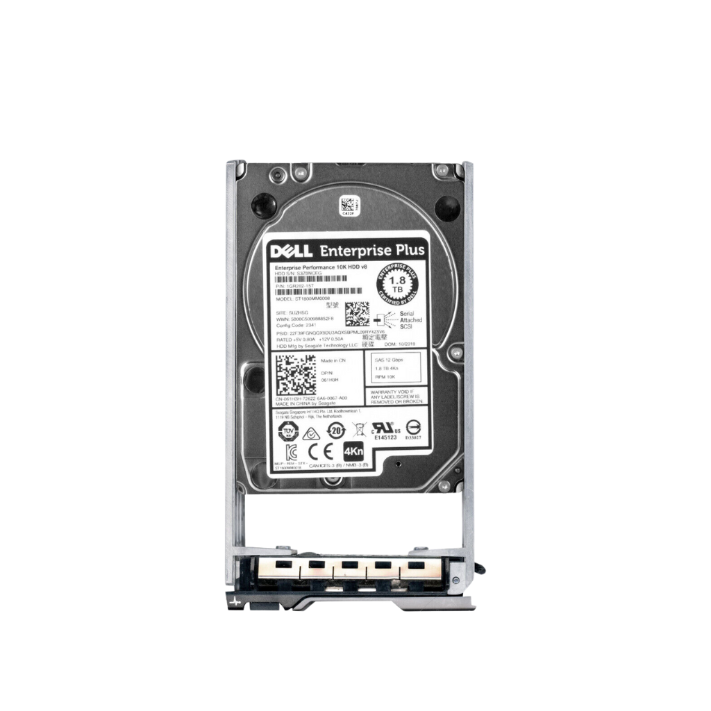 DELL1.8TB 10K 12Gbps SAS 2.5” Hard Drive (Refurbished)