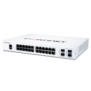 
					Fortinet FortiSwitch 124F-POE – switch – 24 ports – managed – rack-mountable (Refurbished)				