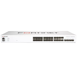 
					Fortinet FortiSwitch 424e-fiber switch with 24 x GE SFP ports, 4 x 10 GE SFP+ uplinks- rack-mountable (Refurbished)				