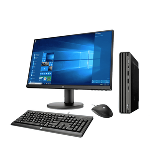 
					HP 260 G4 Desktop Mini PC | Core i3-10th Gen | Ram 8GB | SSD 128GB+HDD 500GB SATA | Wireless, Bluetooth | Windows 10 | with MOUNT + HP 23,8″ P24V G4 Monitor included (Refurbished)				