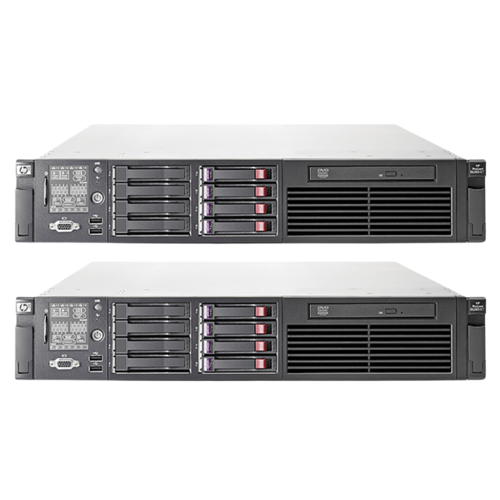 HP ProLiant DL380 Gen6 Rack Server 2U Dual CPU Total 8 Cores | Ram DDR3 32GB HDD 2 x 300GB 2.5″ SAS (Used)