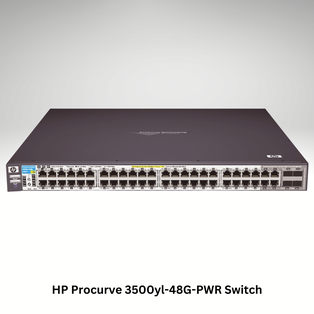 
					HPE Procurve 3500yl-48G POE Managed Ethernet Switch (J8693A) (Refurbished)				