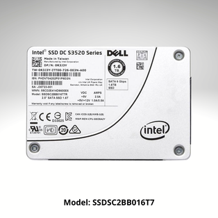 Intel® SSD DC S3520 Series 1.6TB, 2.5in SATA 6Gb/s, 3D1, MLC