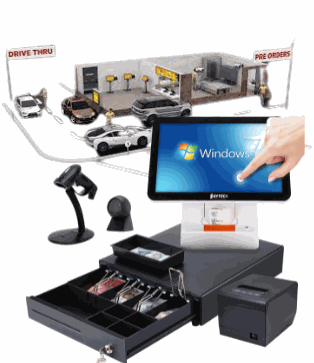 Drive Thru and Curbside POS Hardware