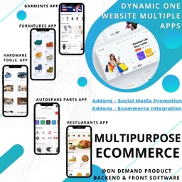 Dynamic One eCommerce Website with Multiple eCommerce Apps