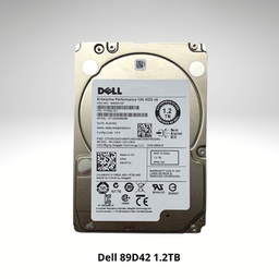 
					Dell 89D42 1.2TB – 10K 2.5-inch SAS -12GBPS Hard Drive HDEBF01DAA51 (Refurbished)				