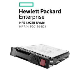 
					HPE 1.92TB NVMe RI SFF SCN U.3 CD6 SSD HP PART NUMBER: P20139-B21				